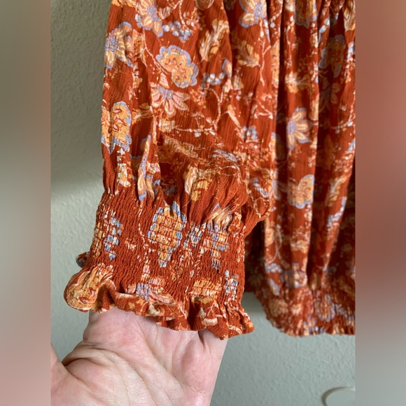 Boho Off The Shoulder Rachel Zoe Top 🌴 - Picture 6 of 7